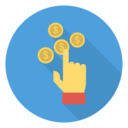 money,business and finance,payment,mouse,cursor,hands and gestures,coins,dollar symbol,pay per click,dollars